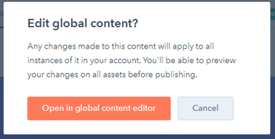 Customizing the global header content img2