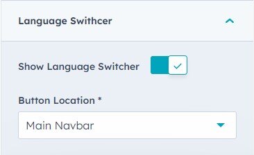 Language Switcher Setup