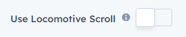 animations use locomotive scroll