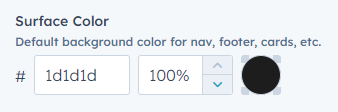 basics surface color