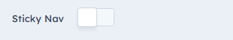 behavior sticky nav